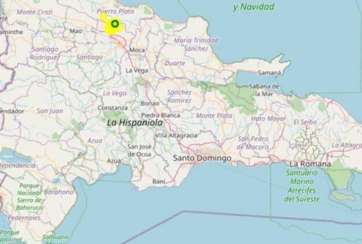 Temblor de tierra ocurrido en Santiago.