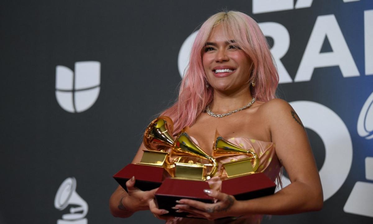 «Mañana será bonito», de Karol G., álbum del año 2023 en los XXIV Latin Grammy