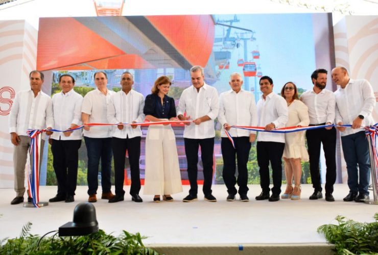 Presidente Luis Abinader encabezó la inauguración de teleférico de Santiago